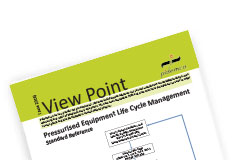 Pressurised Equipment Life Cycle Management